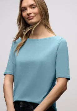 T-shirt avec encolure en U