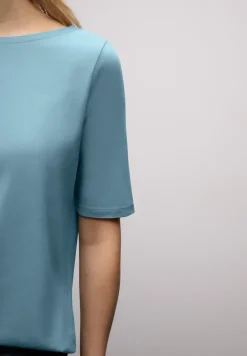 T-shirt avec encolure en U