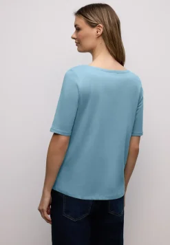 T-shirt avec encolure en U