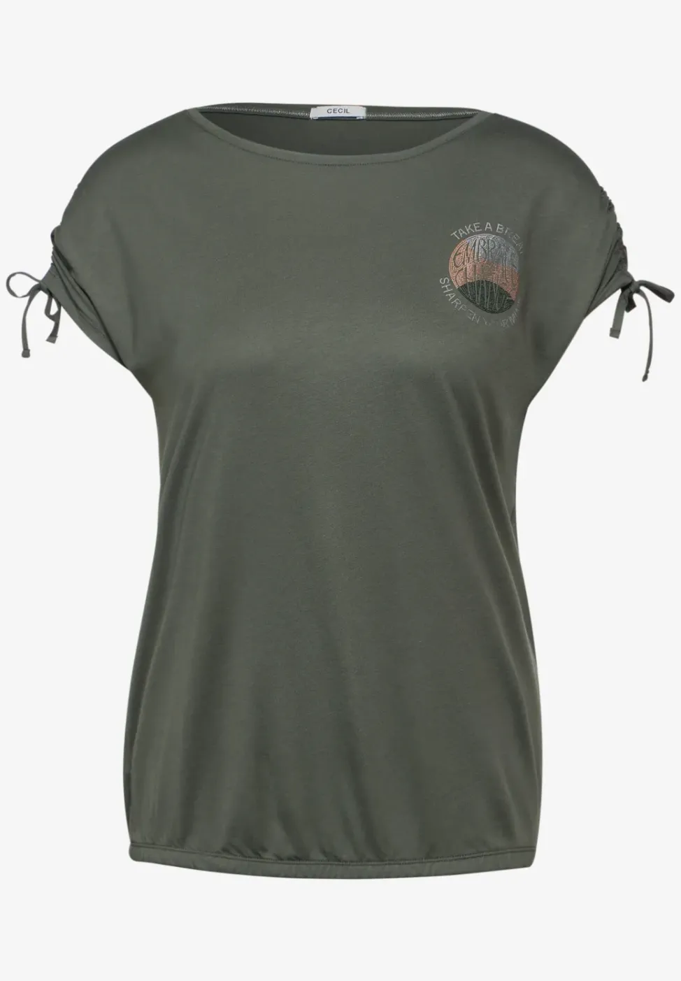 T-shirt avec fronces
