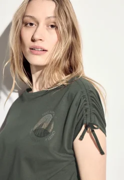 T-shirt avec fronces