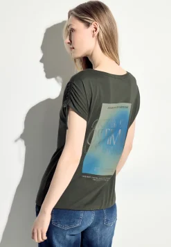 T-shirt avec fronces