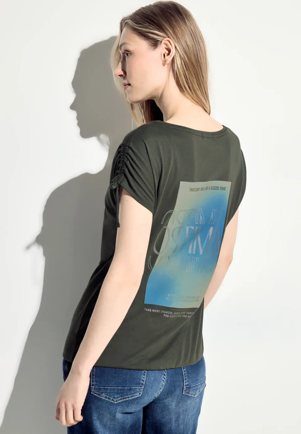 T-shirt avec fronces