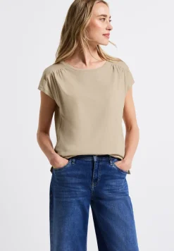T-shirt avec fronces