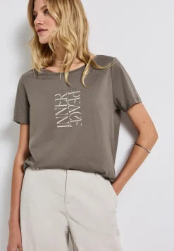 T-shirt avec impression de mots