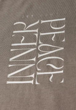 T-shirt avec impression de mots