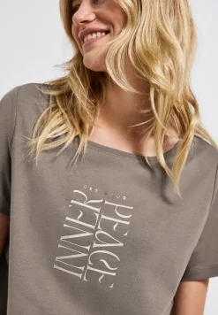 T-shirt avec impression de mots
