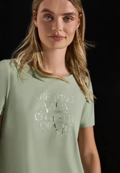 T-shirt avec impression de mots