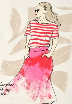 T-shirt avec imprimé