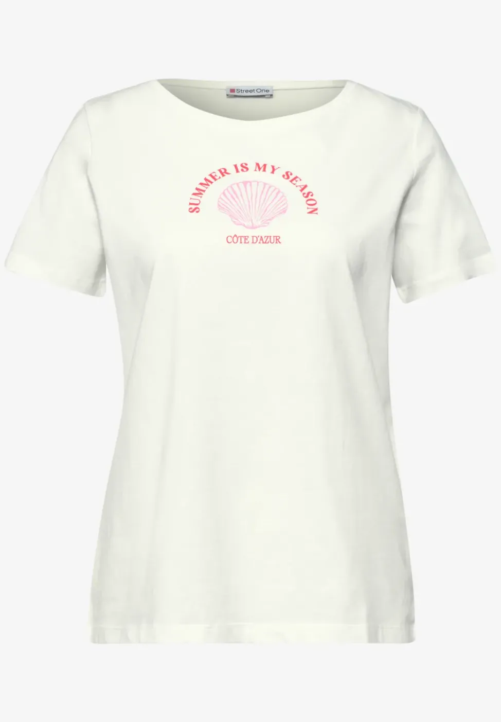 T-shirt avec imprimé coquillage