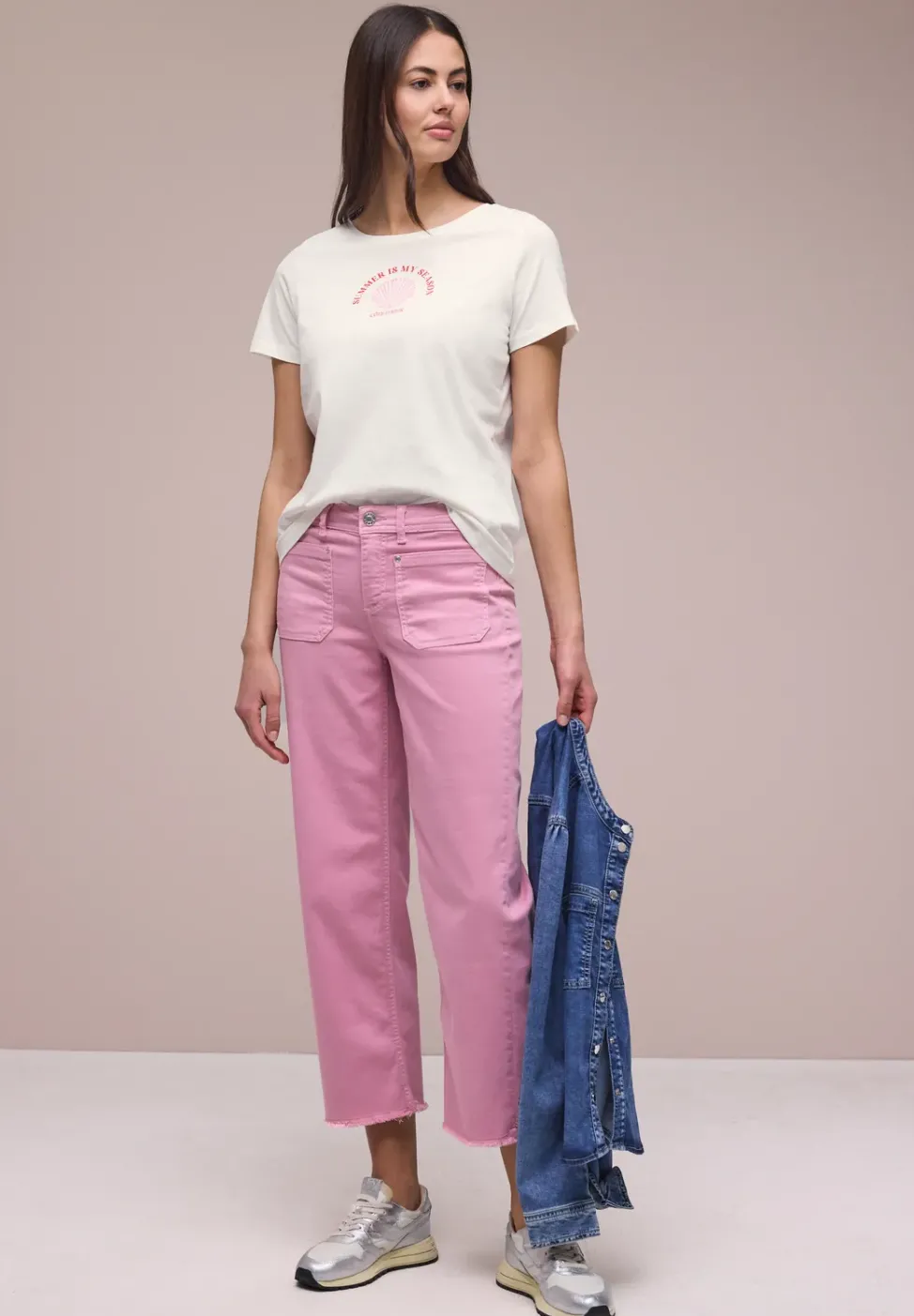 T-shirt avec imprimé coquillage