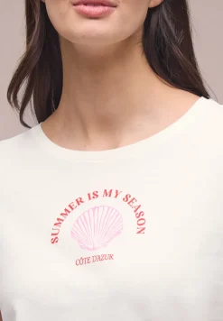 T-shirt avec imprimé coquillage