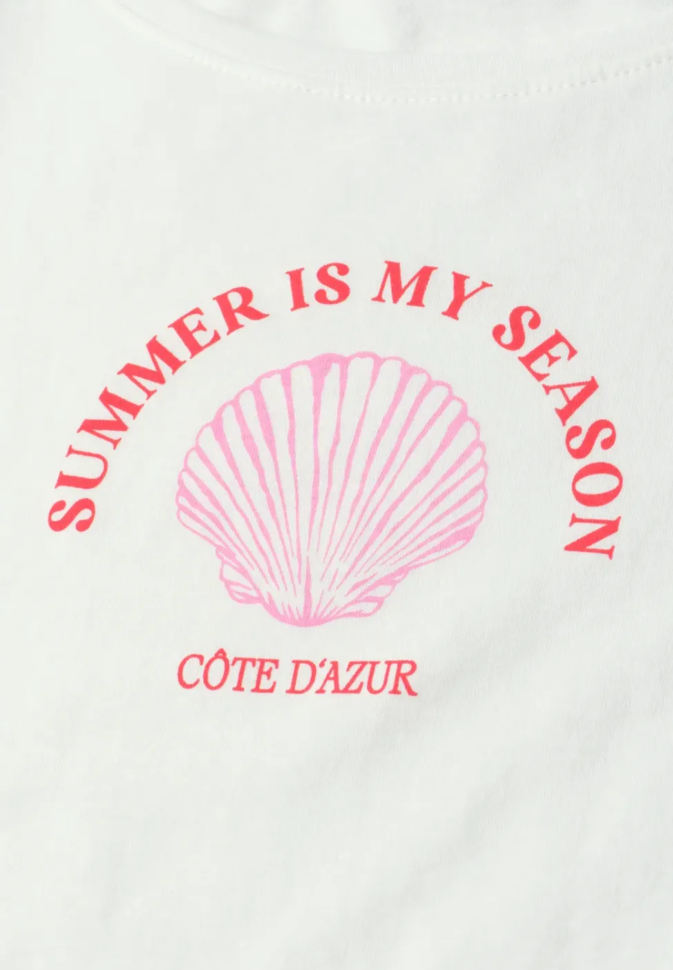 T-shirt avec imprimé coquillage