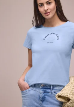 T-shirt avec imprimé coquillage