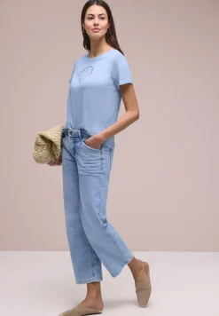 T-shirt avec imprimé coquillage