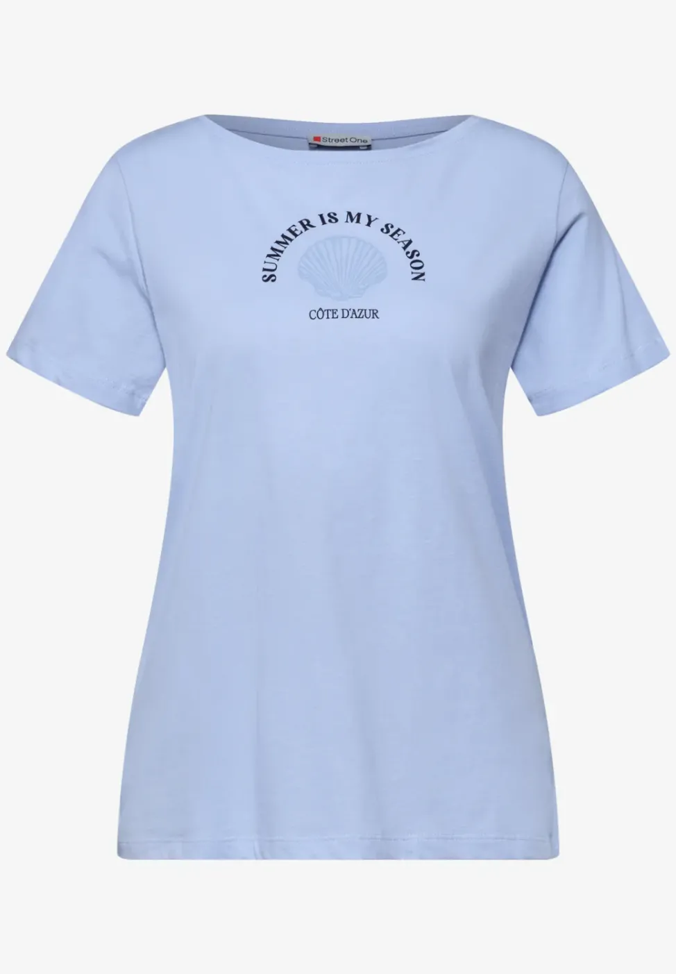 T-shirt avec imprimé coquillage