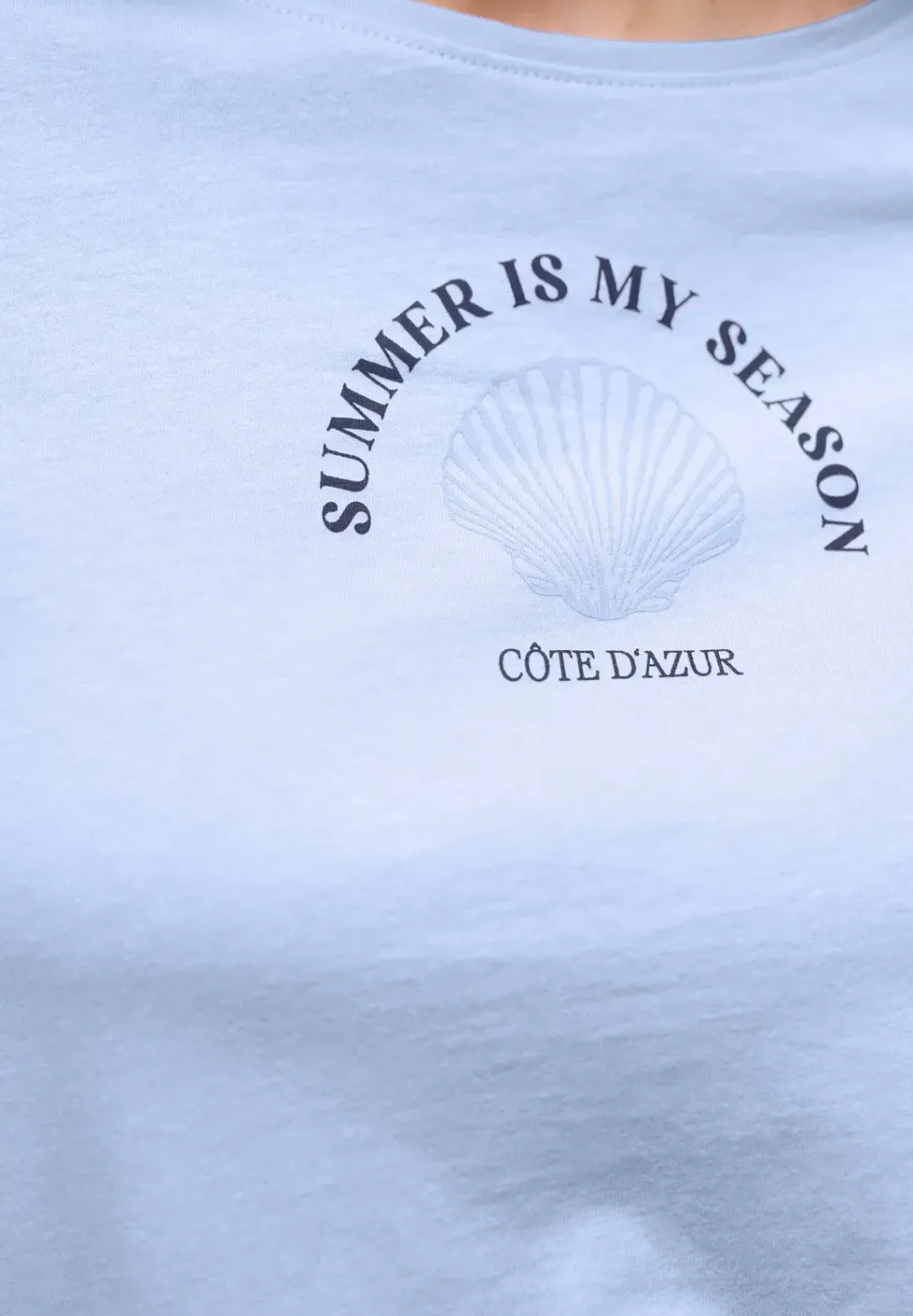 T-shirt avec imprimé coquillage