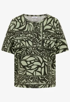 T-shirt avec imprimé patchwork