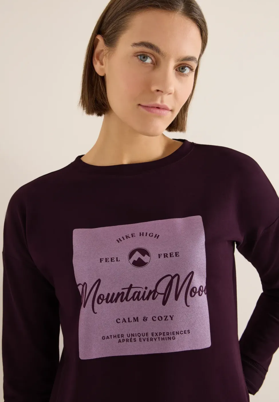 T-shirt avec imprimé satin