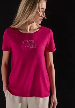 T-shirt avec imprimé sur le devant