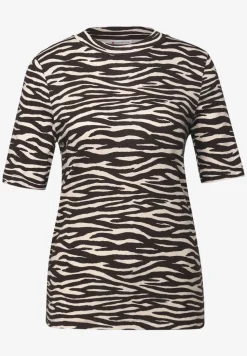 T-shirt avec imprimé zèbre