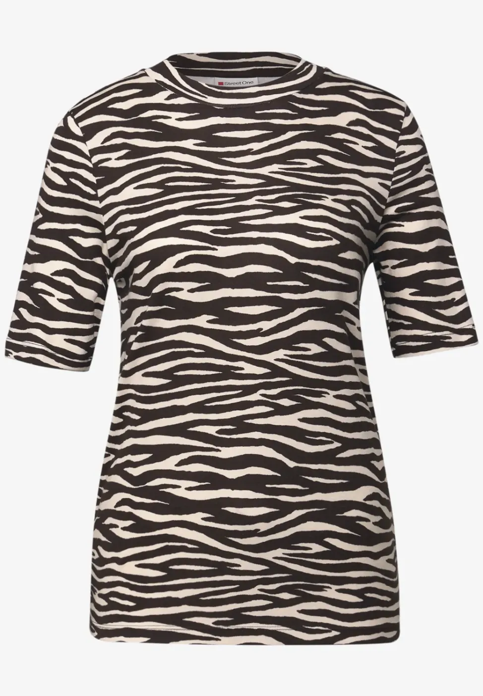 T-shirt avec imprimé zèbre