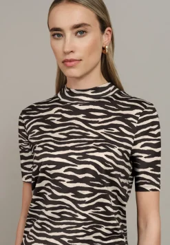 T-shirt avec imprimé zèbre