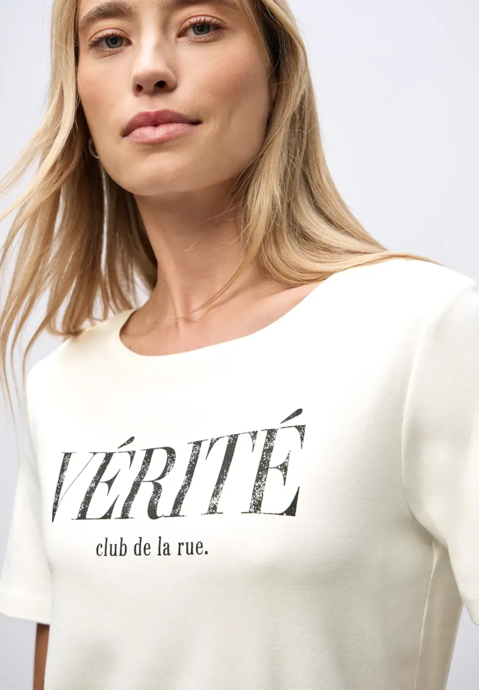 T-shirt avec inscription