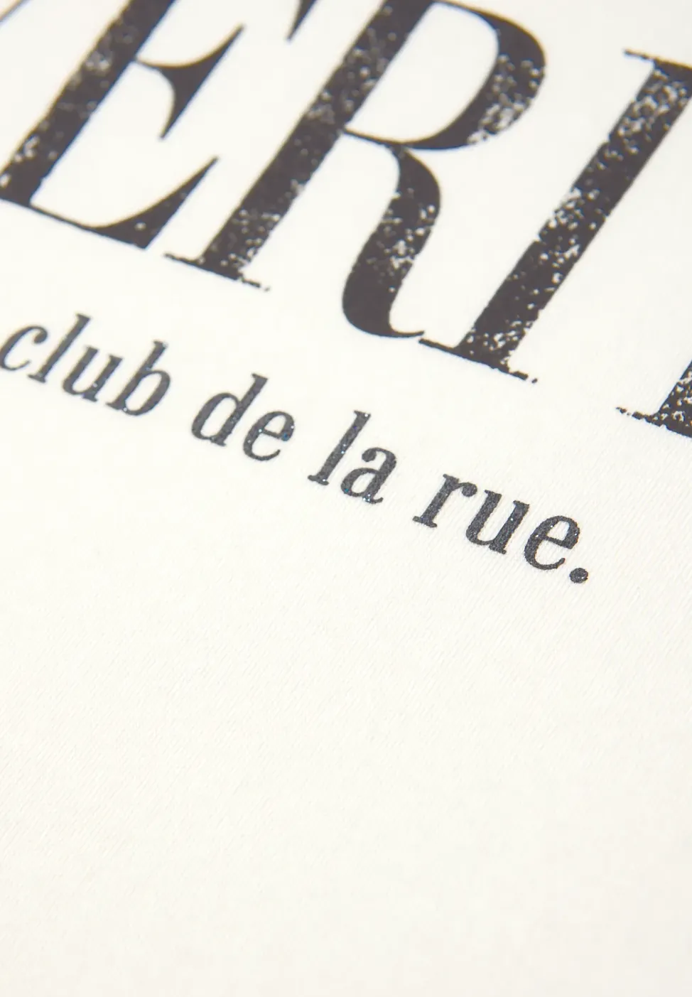 T-shirt avec inscription