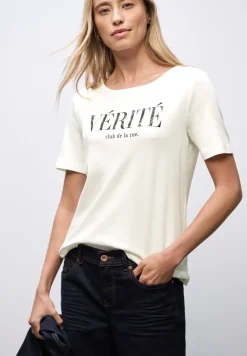 T-shirt avec inscription