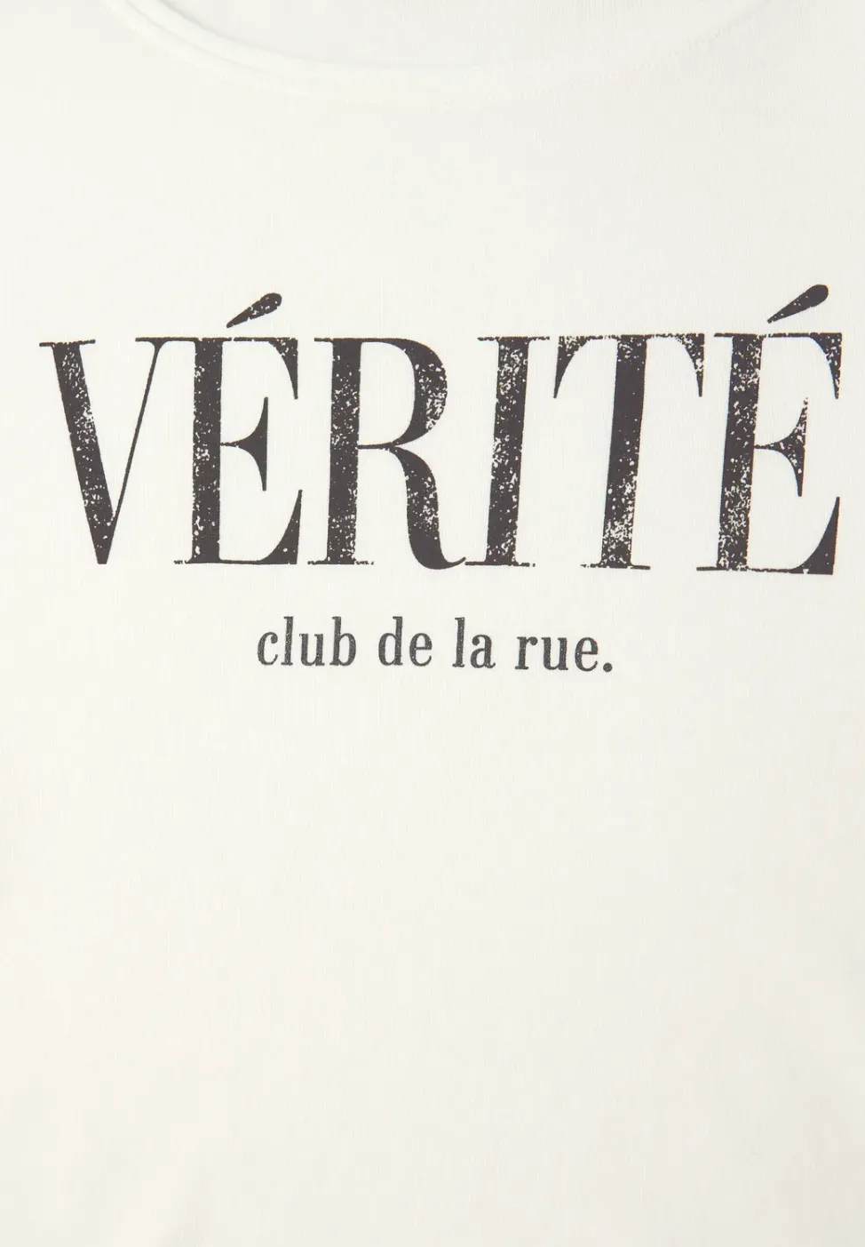 T-shirt avec inscription