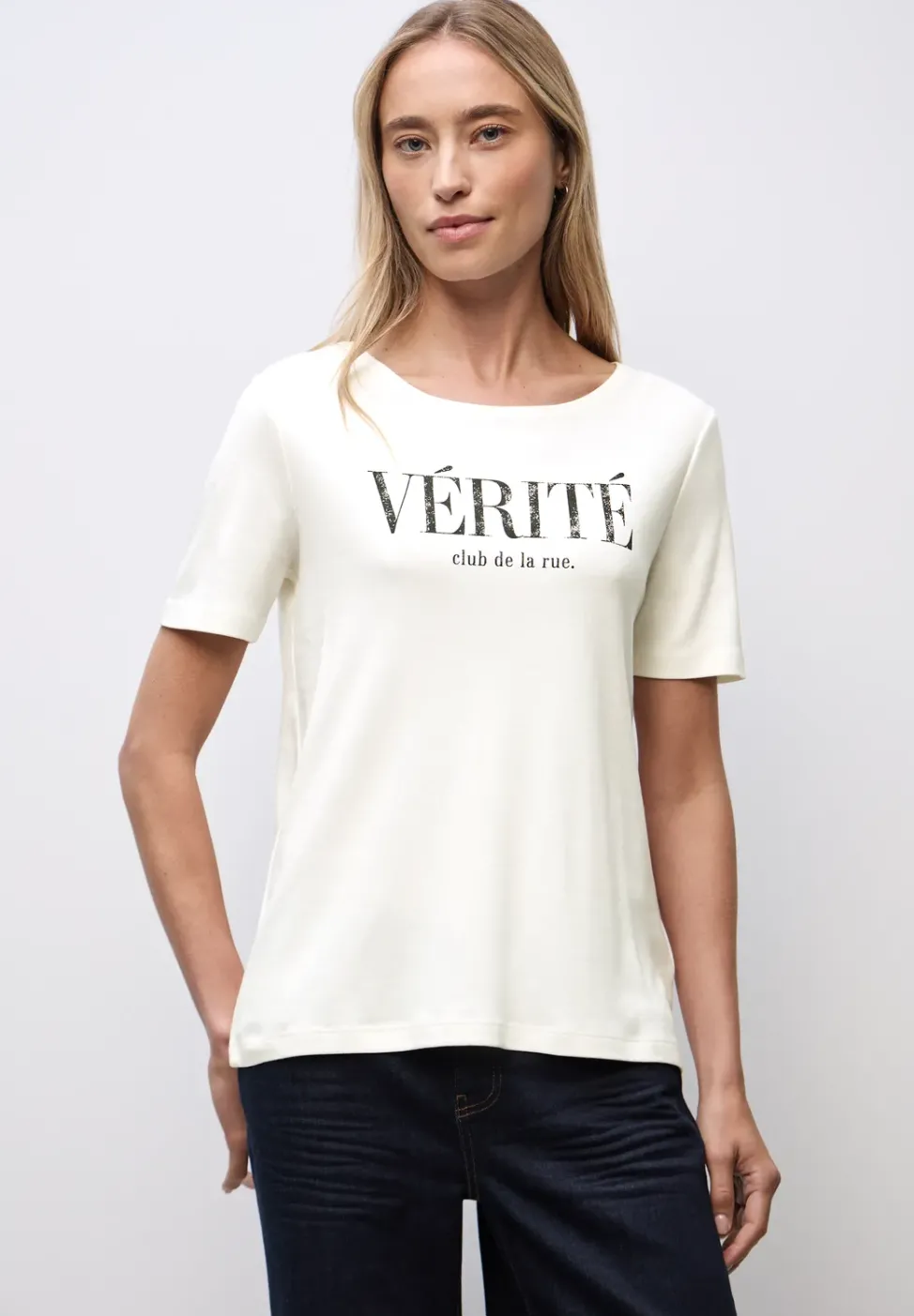 T-shirt avec inscription