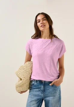T-shirt avec motif brodé