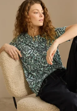 T-shirt avec motif ornemental