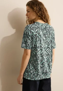 T-shirt avec motif ornemental
