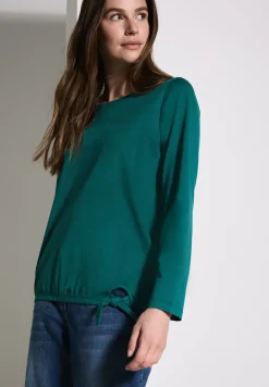 T-shirt avec nœud à l'ourlet