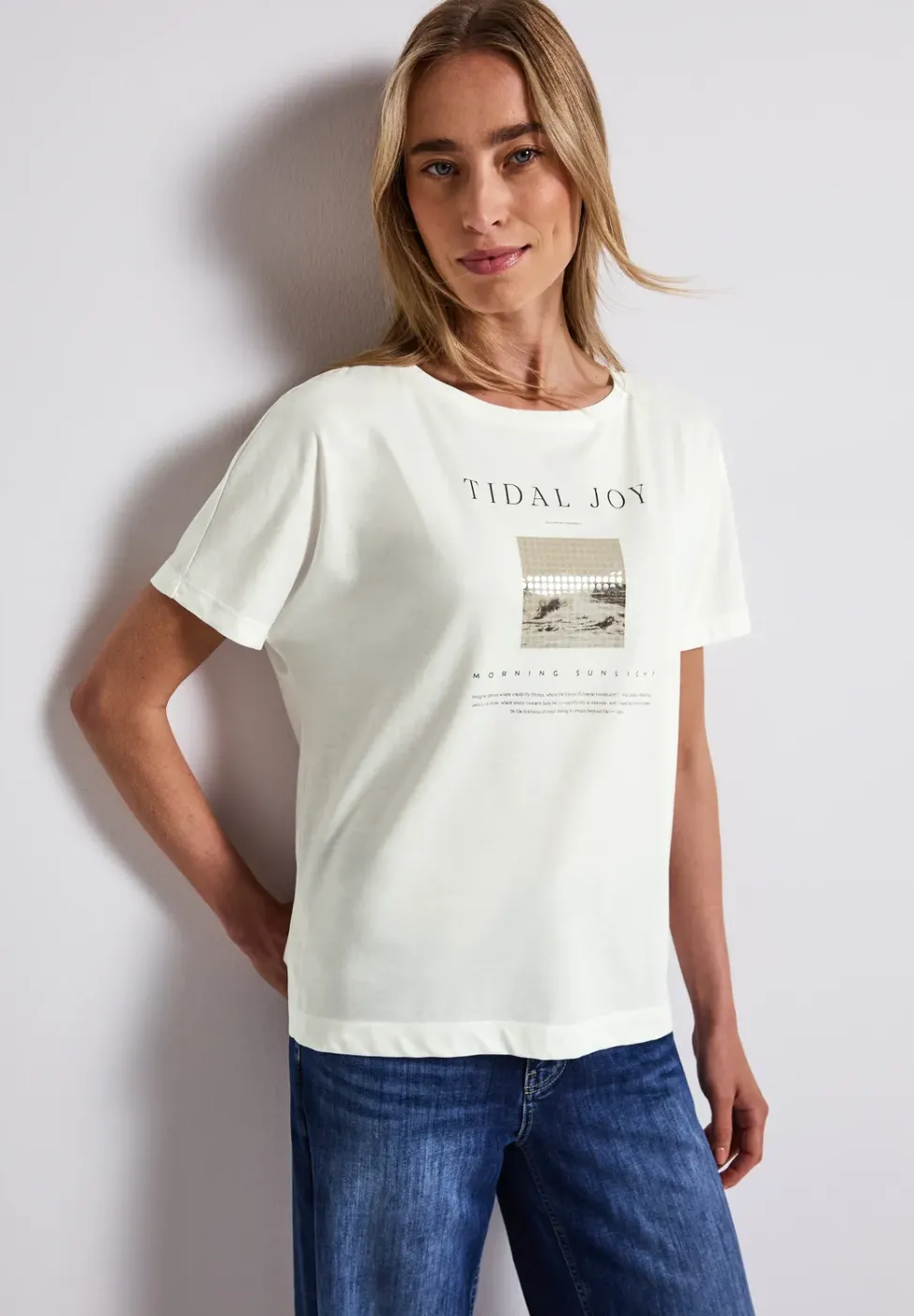 T-shirt avec photo imprimée