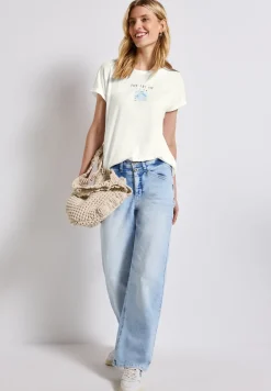 T-shirt avec photo imprimée