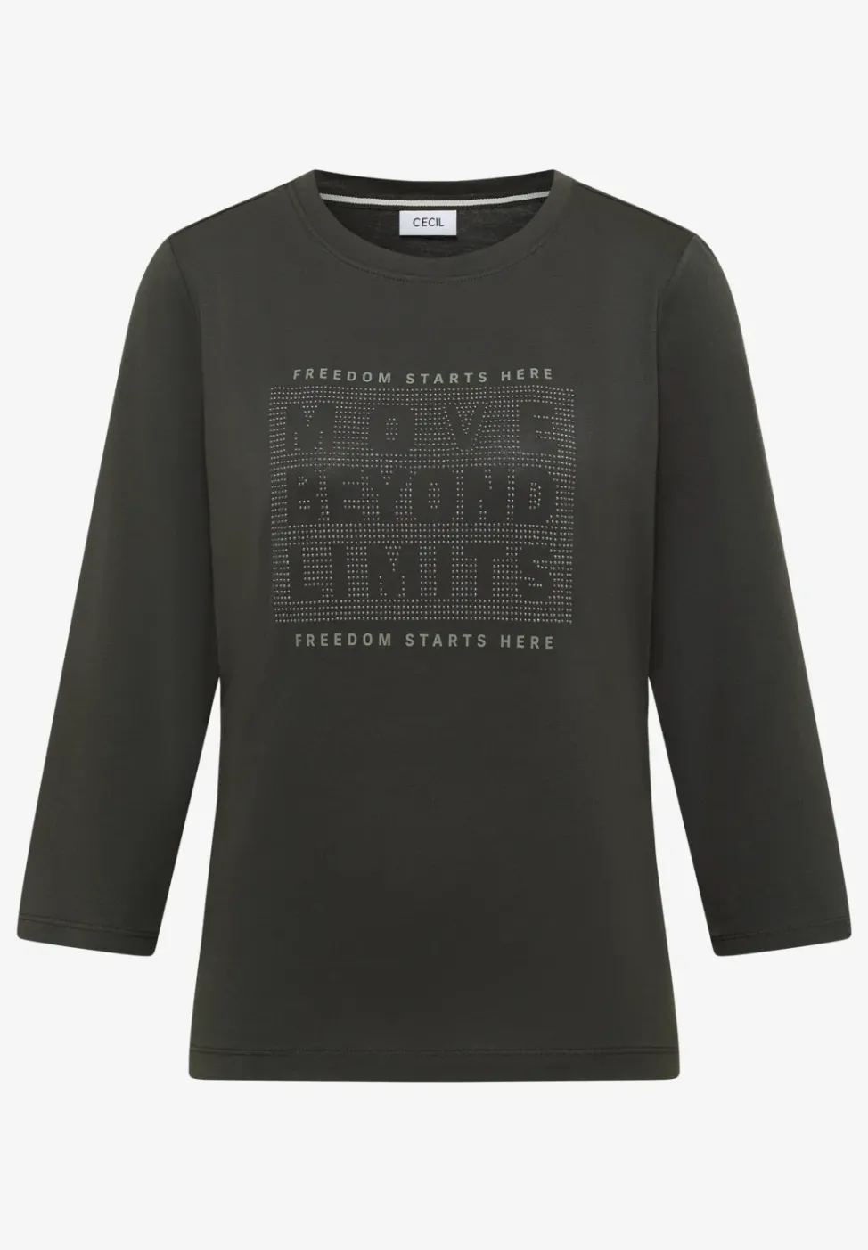T-shirt avec pierres précieuses