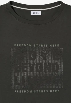 T-shirt avec pierres précieuses