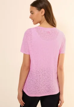 T-shirt avec pierres précieuses