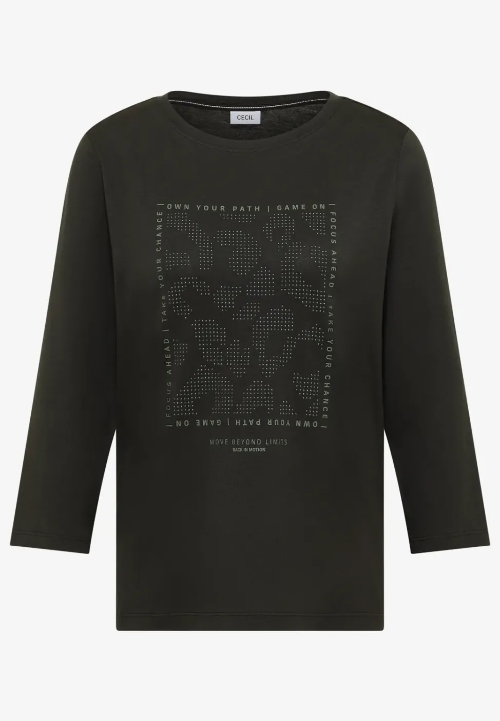 T-shirt avec pierres précieuses