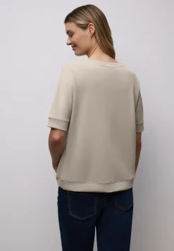 T-shirt avec poche poitrine léopard