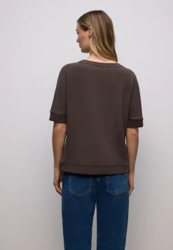 T-shirt avec poche poitrine léopard