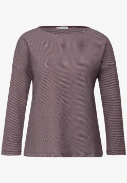 T-shirt avec structure côtelée