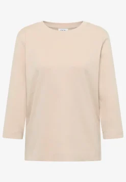 T-shirt avec structure côtelée