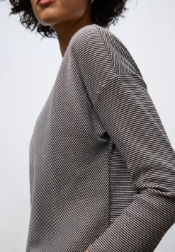 T-shirt avec structure côtelée