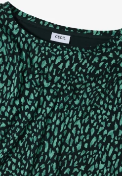 T-shirt avec structure côtelée
