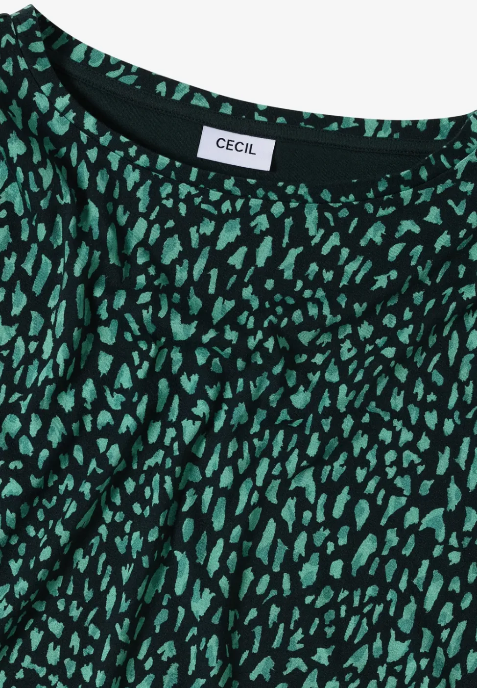 T-shirt avec structure côtelée