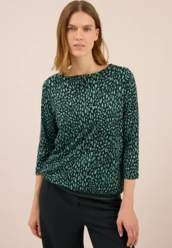 T-shirt avec structure côtelée